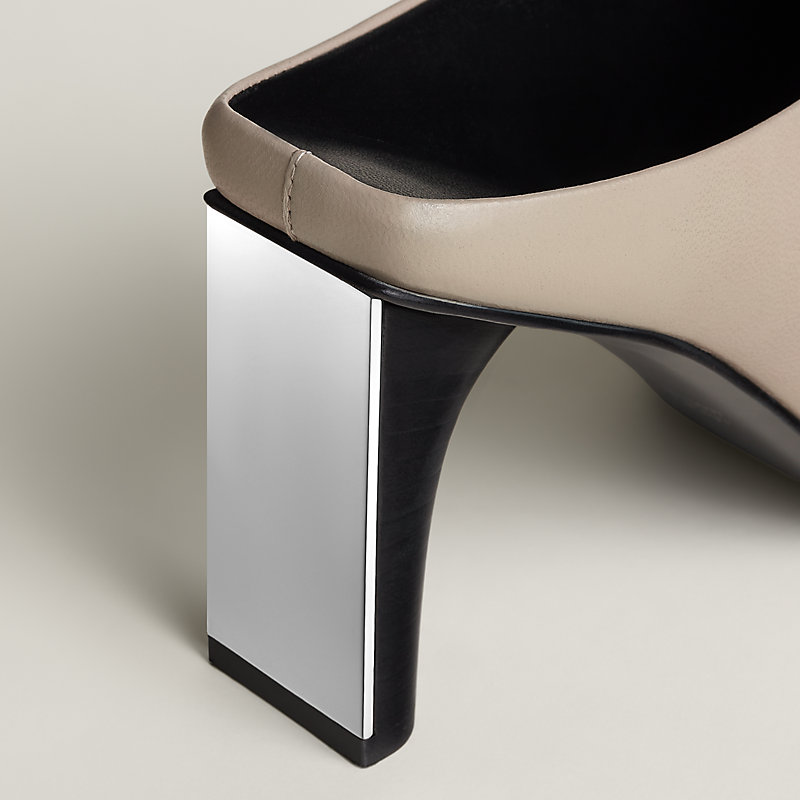 Mule Lina 80 - Bege | Hermès Brasil